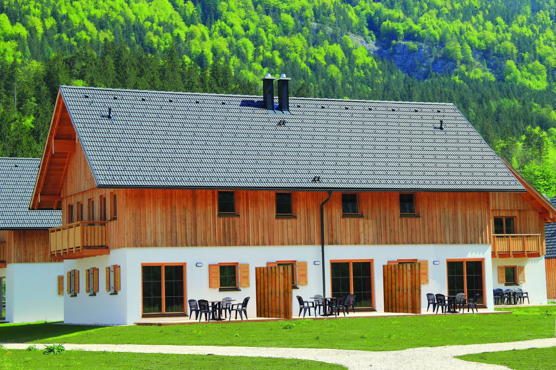 Exterieur vakantiehuis (zomer)