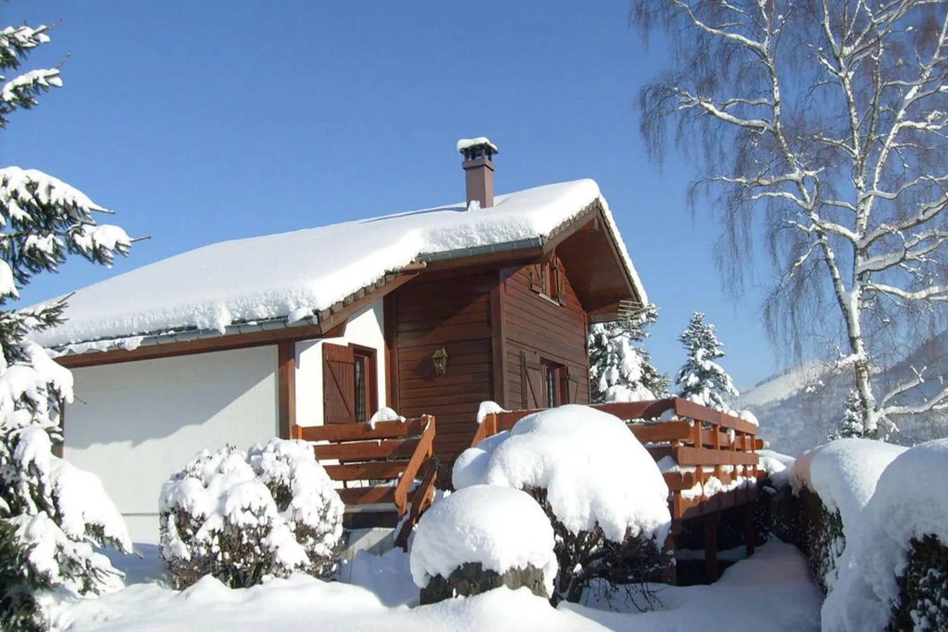 Extérieur maison de vacances (hiver)
