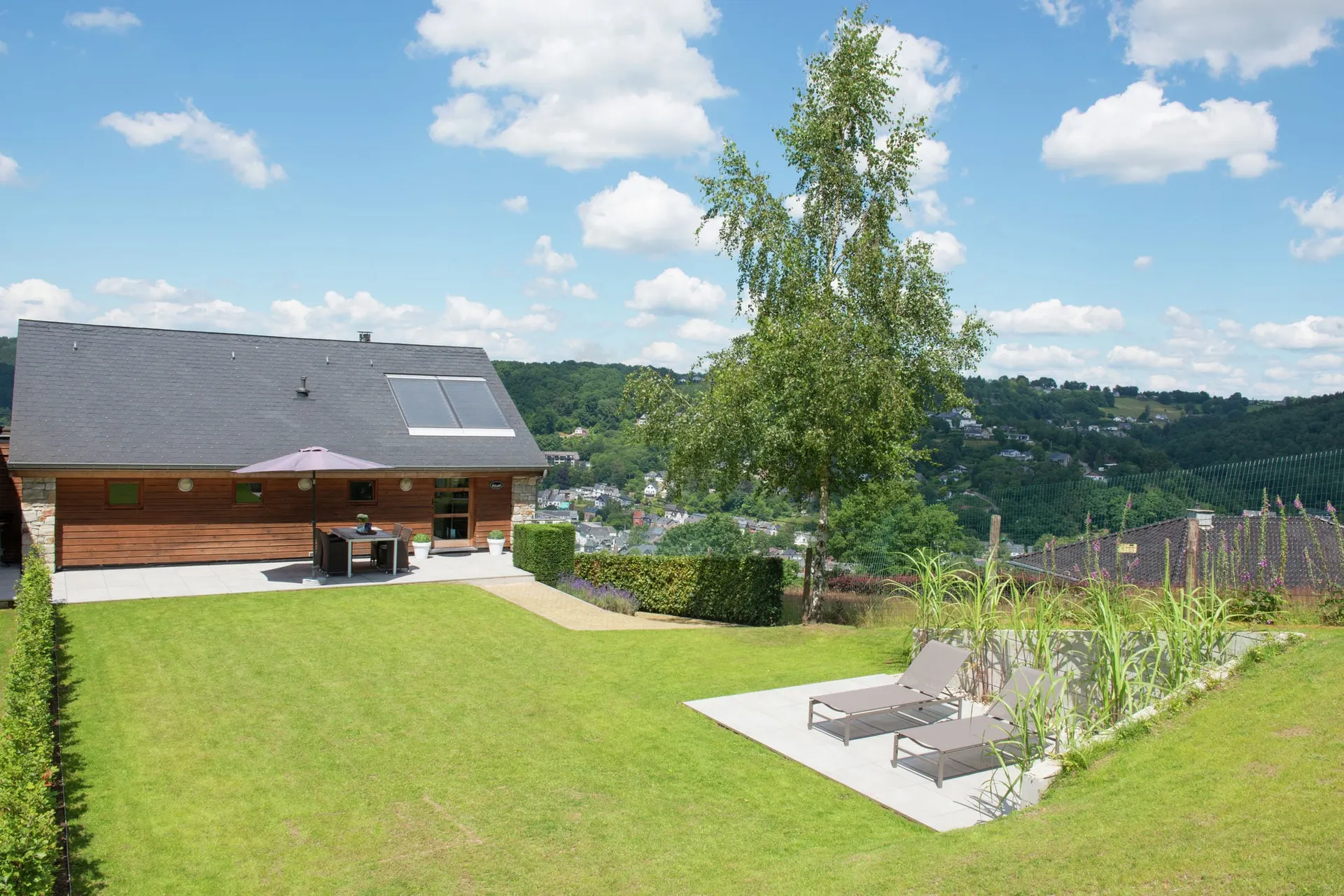 Exterieur vakantiehuis (zomer)