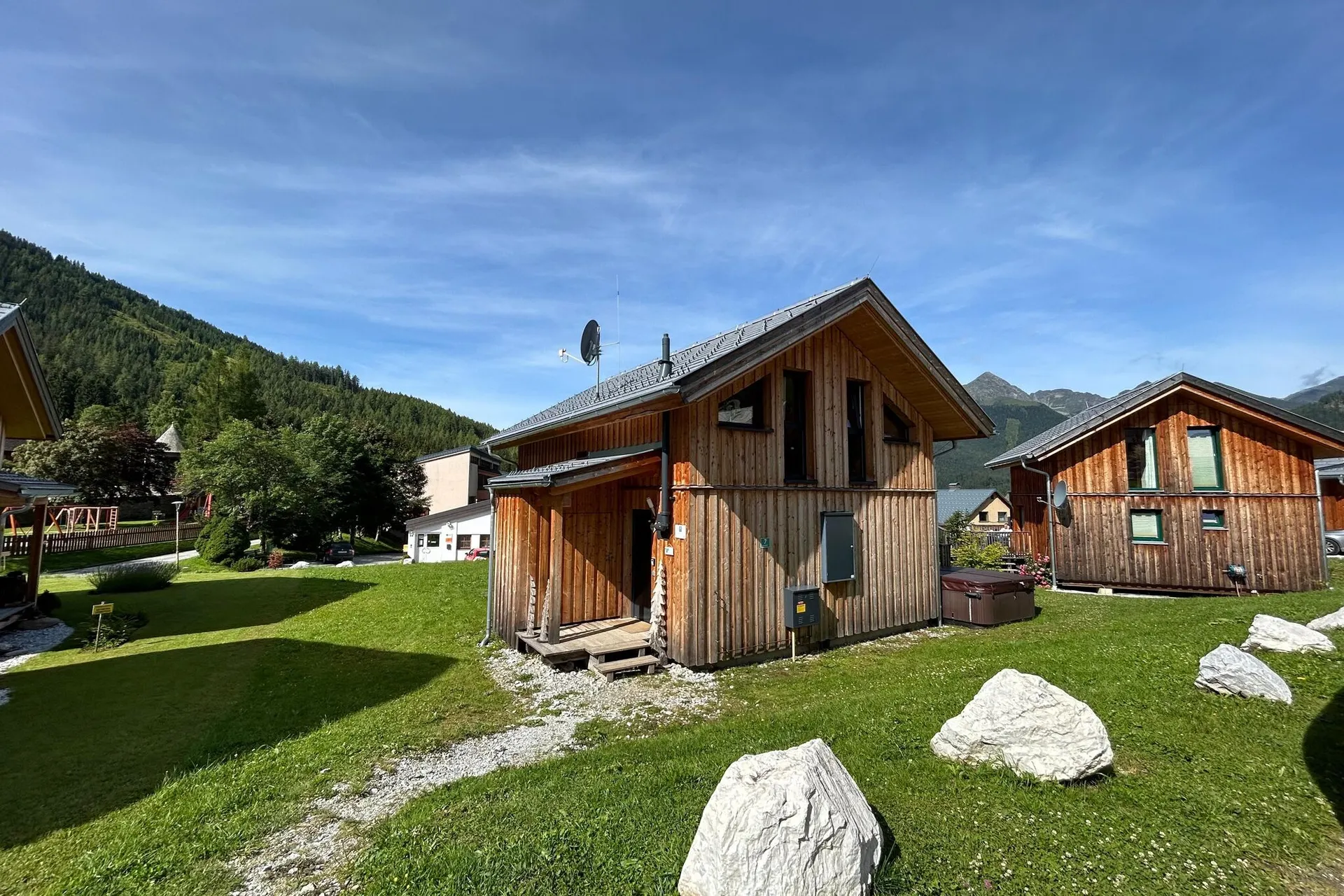 Exterieur vakantiehuis (zomer)