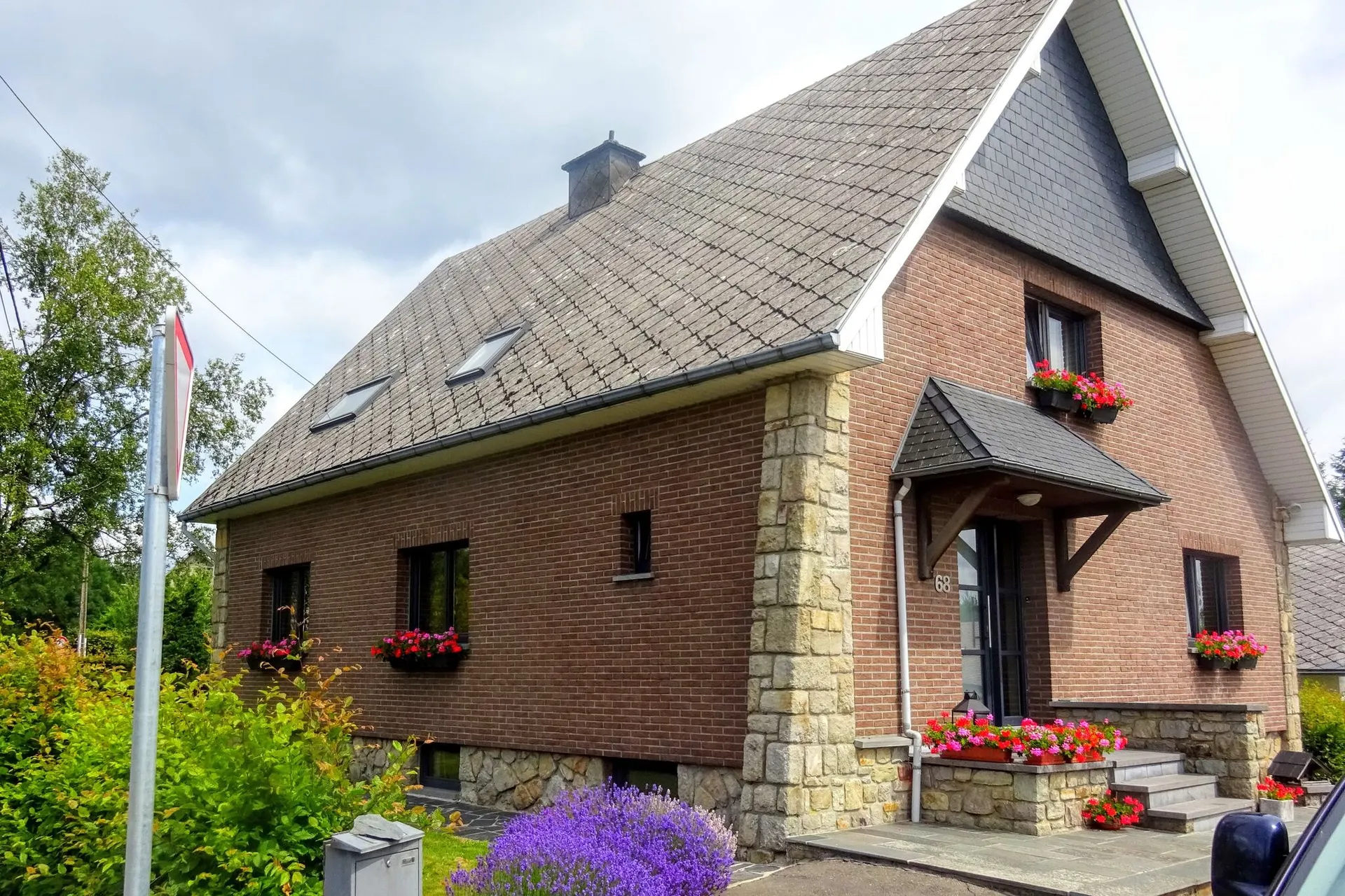 Exterieur vakantiehuis (zomer)