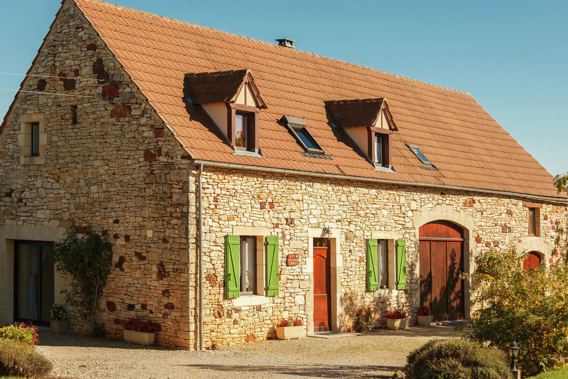 Extérieur maison de vacances (été)
