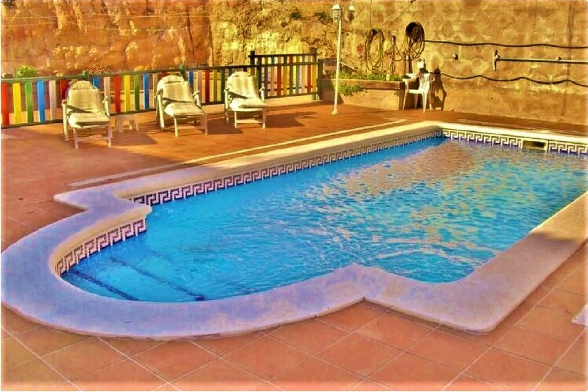 Piscine maison de vacances