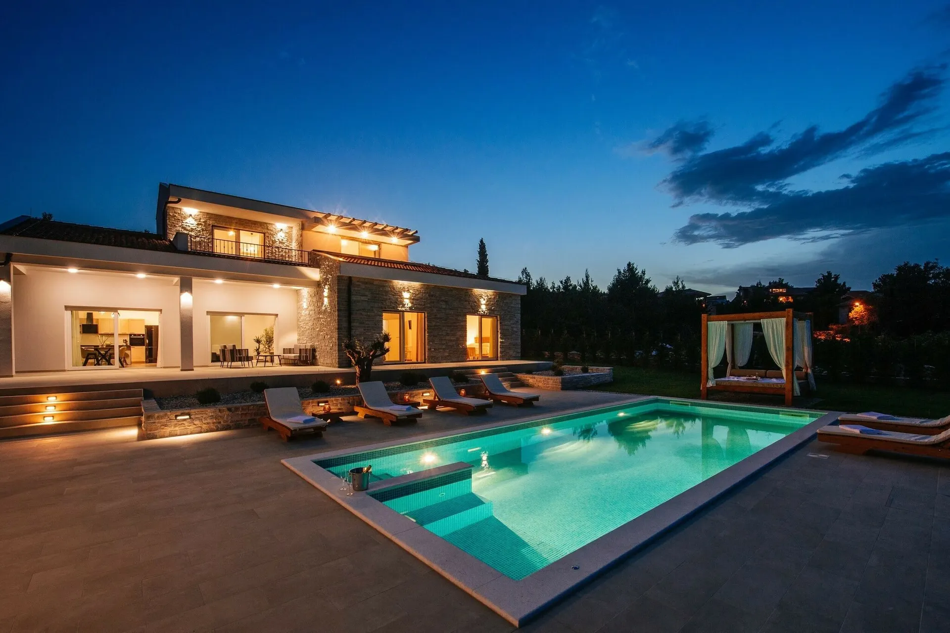Extérieur maison de vacances (été)