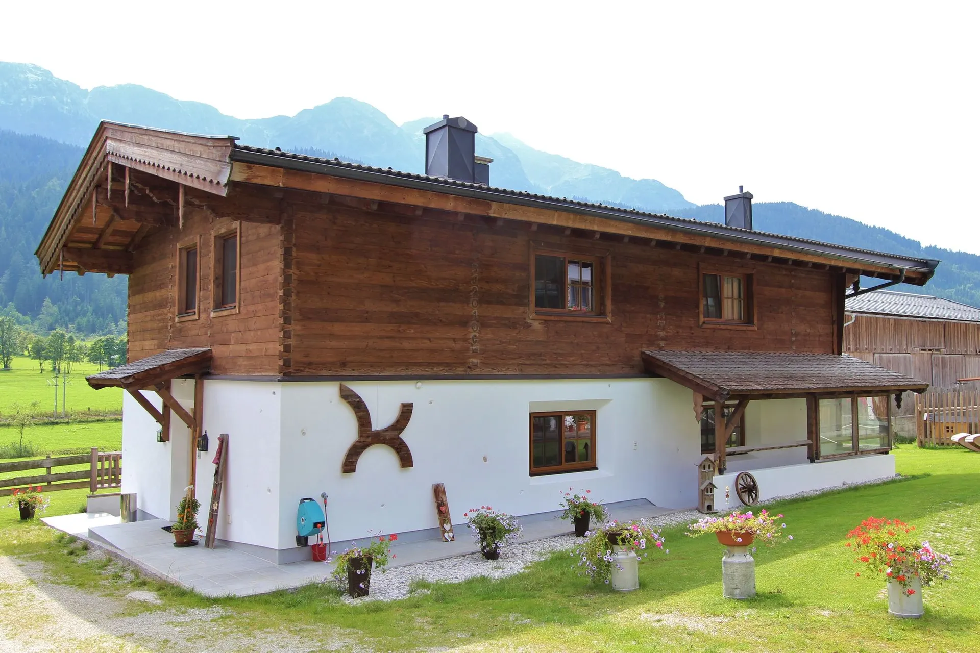 Exterieur vakantiehuis (zomer)