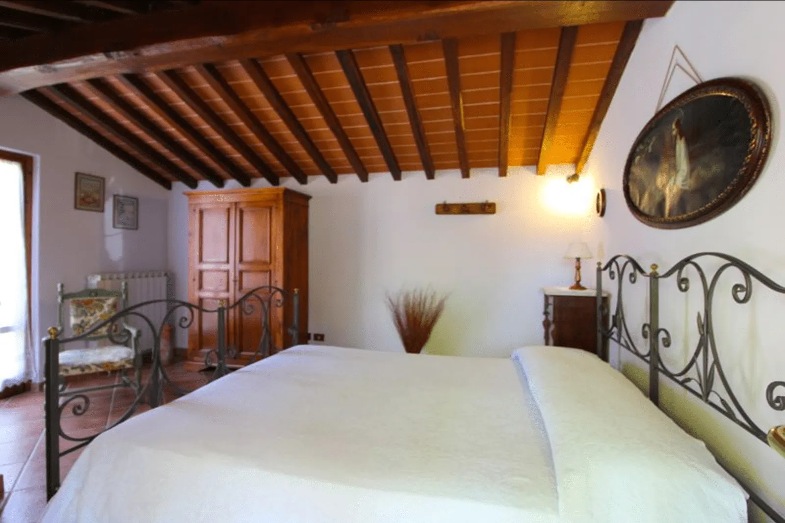 Le Balze Rosa slaapkamer