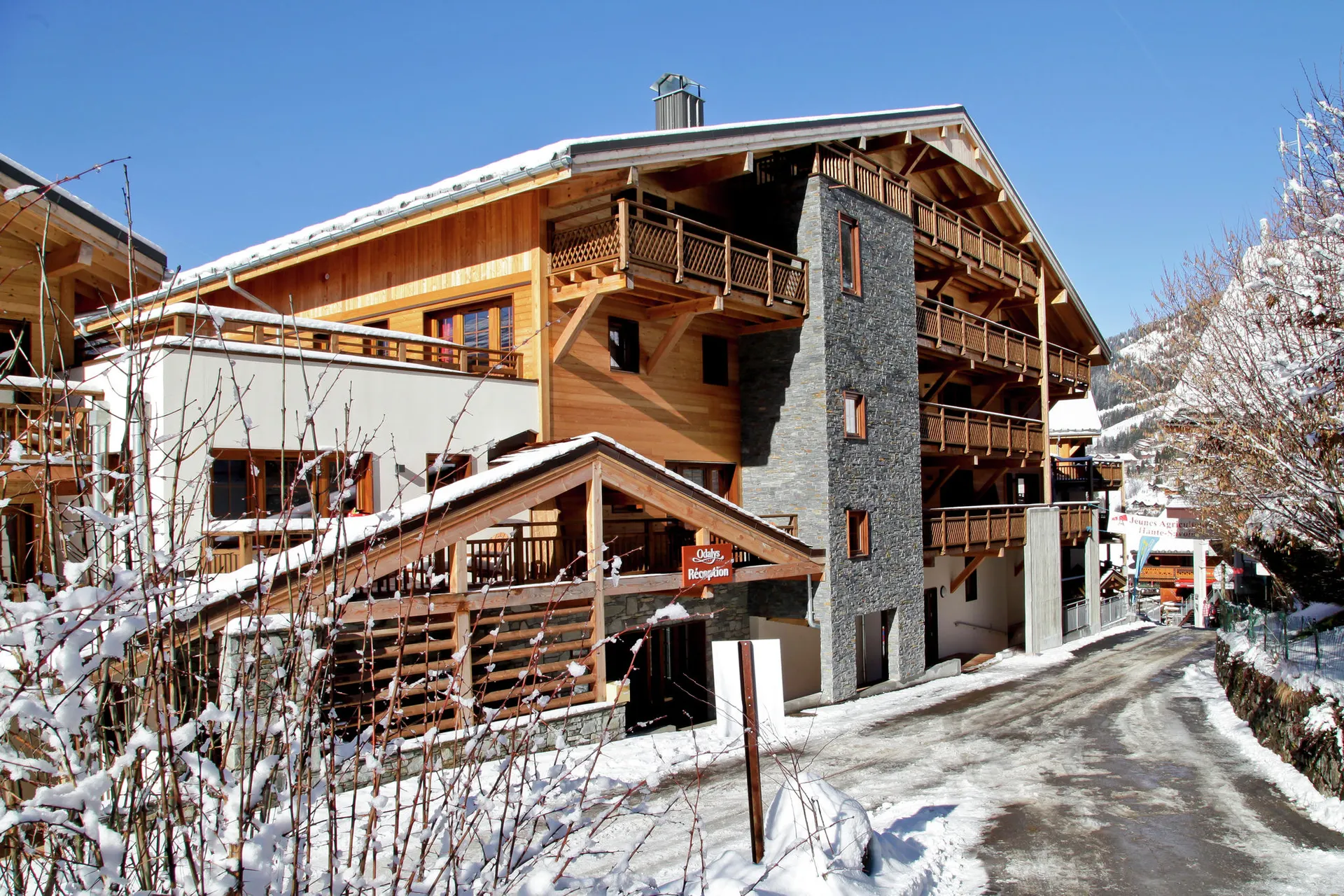Extérieur maison de vacances (hiver)
