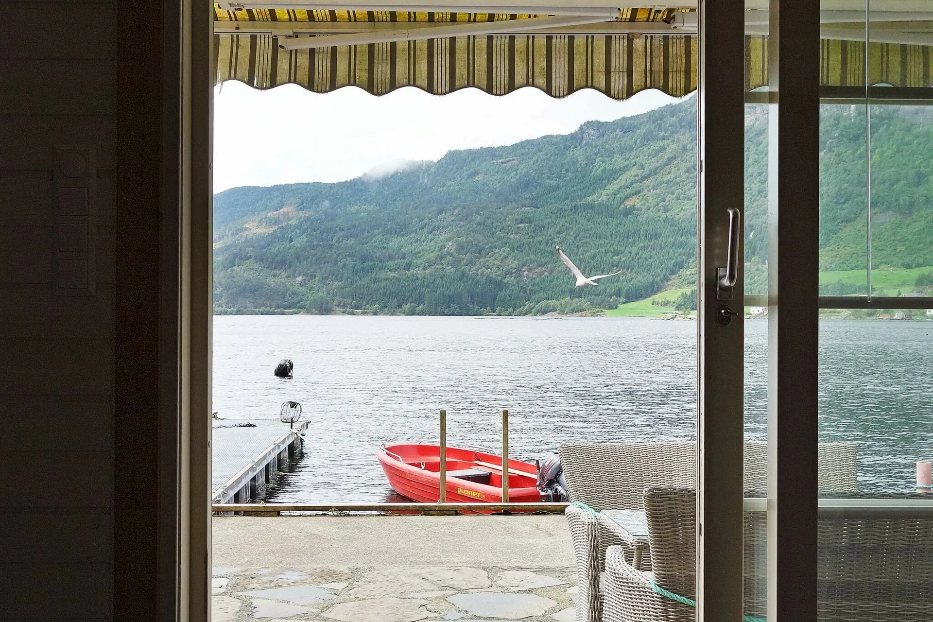 Uitzicht op het water