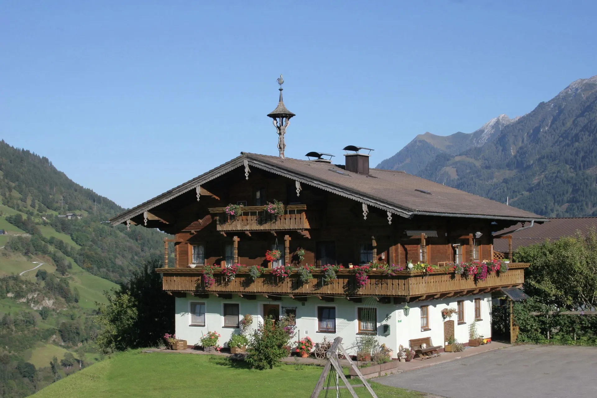 Exterieur vakantiehuis (zomer)