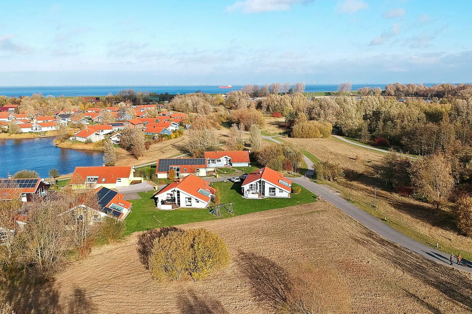 Uitzicht op het water