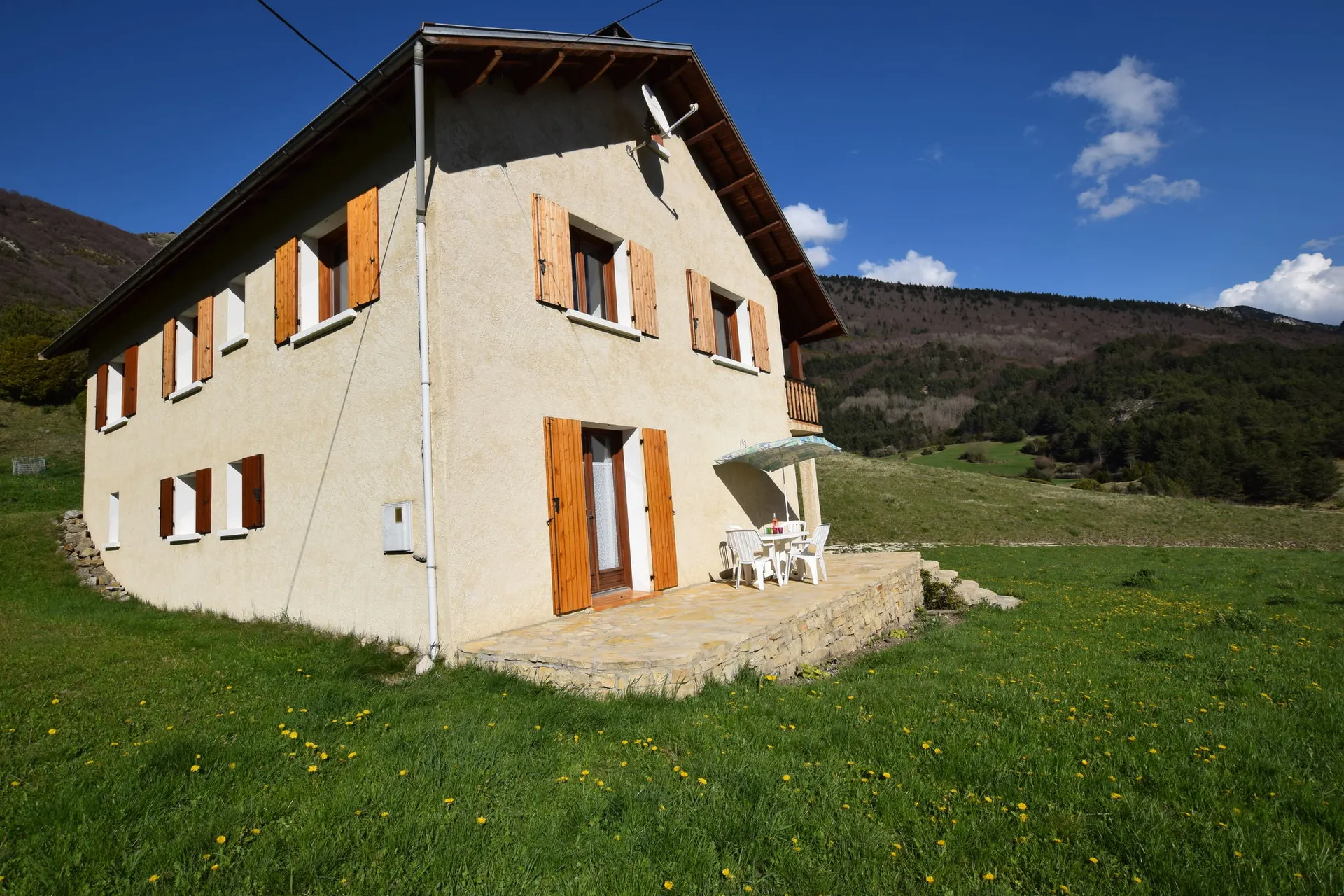 Exterieur vakantiehuis (zomer)