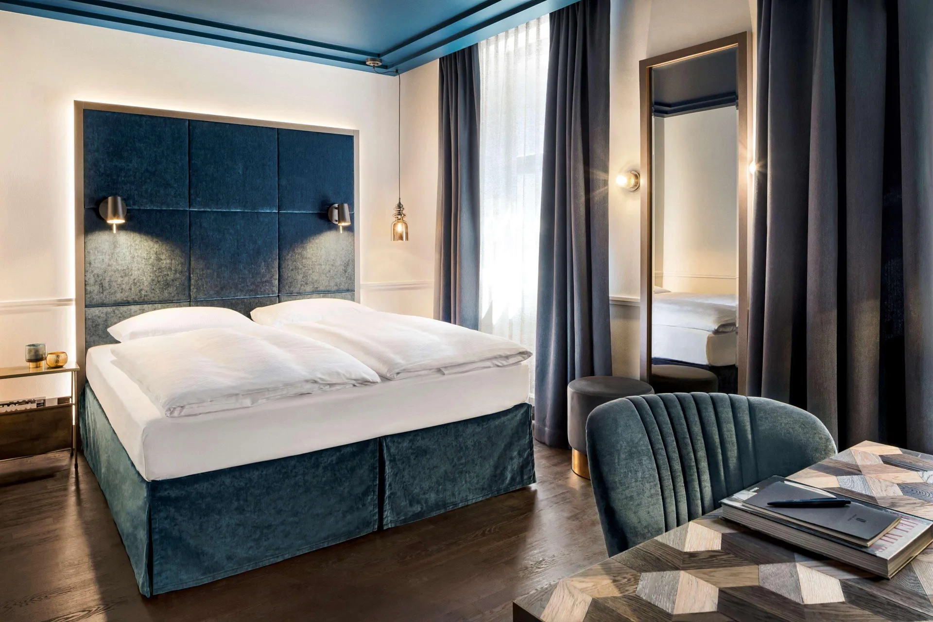 Voorbeeld kamer double bed