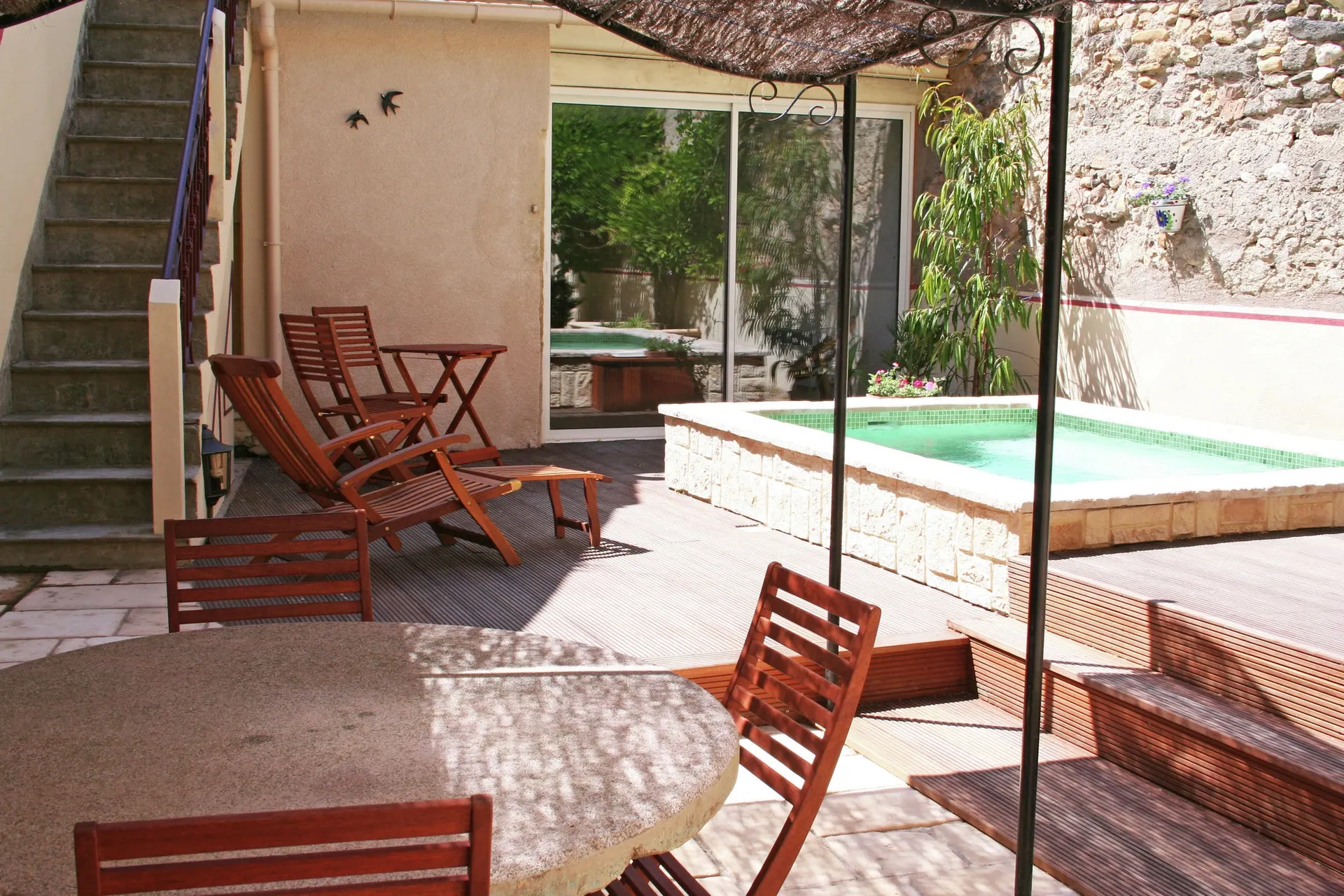 Piscine maison de vacances