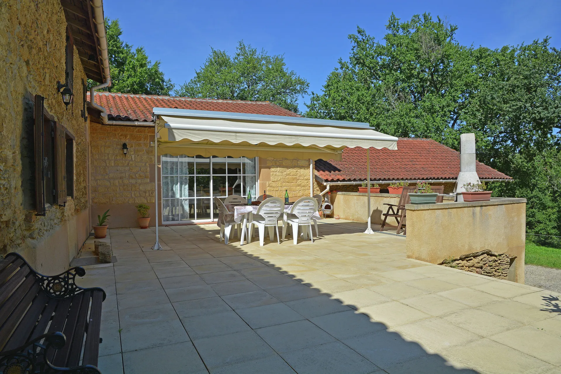 Extérieur maison de vacances (été)