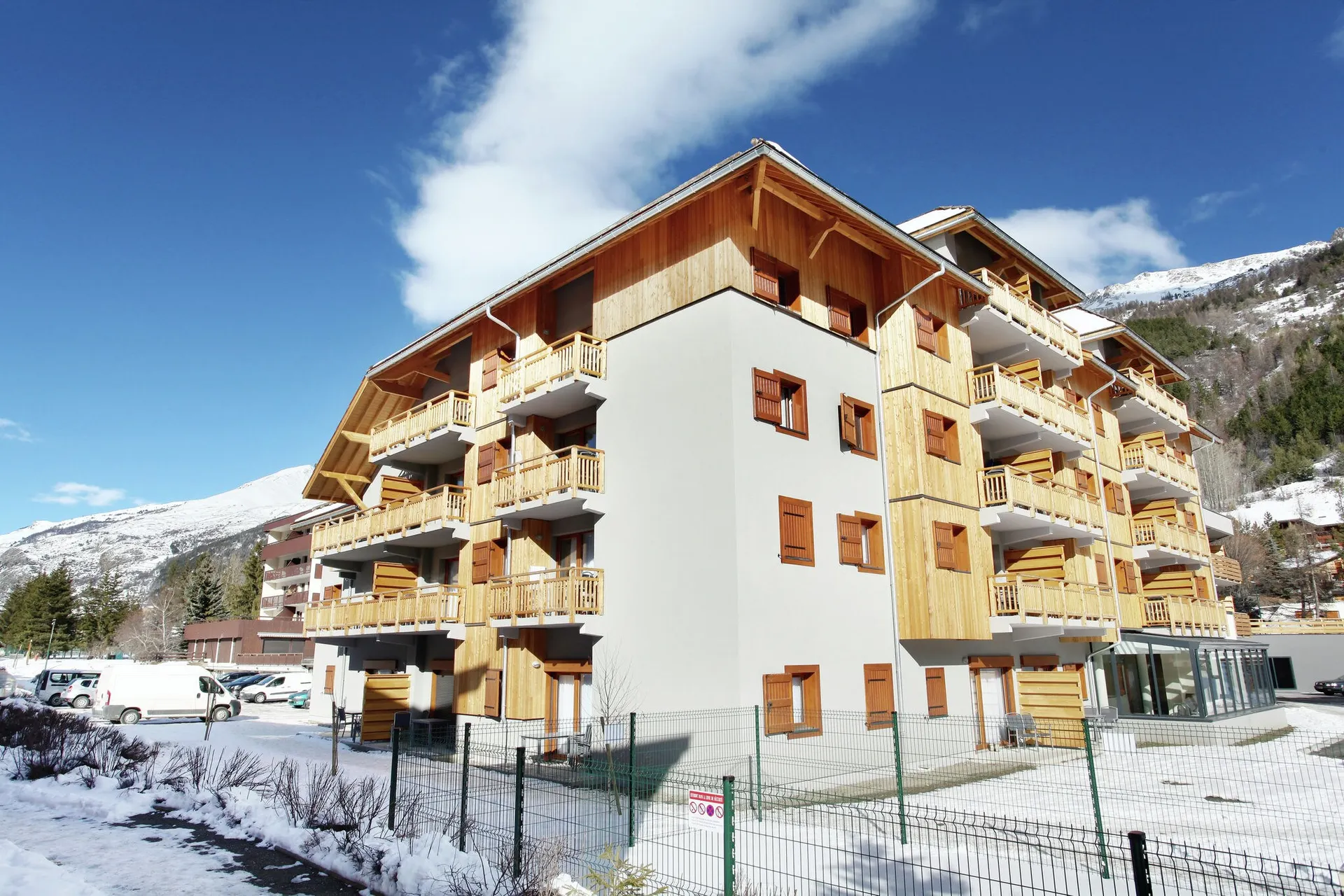 Extérieur maison de vacances (hiver)