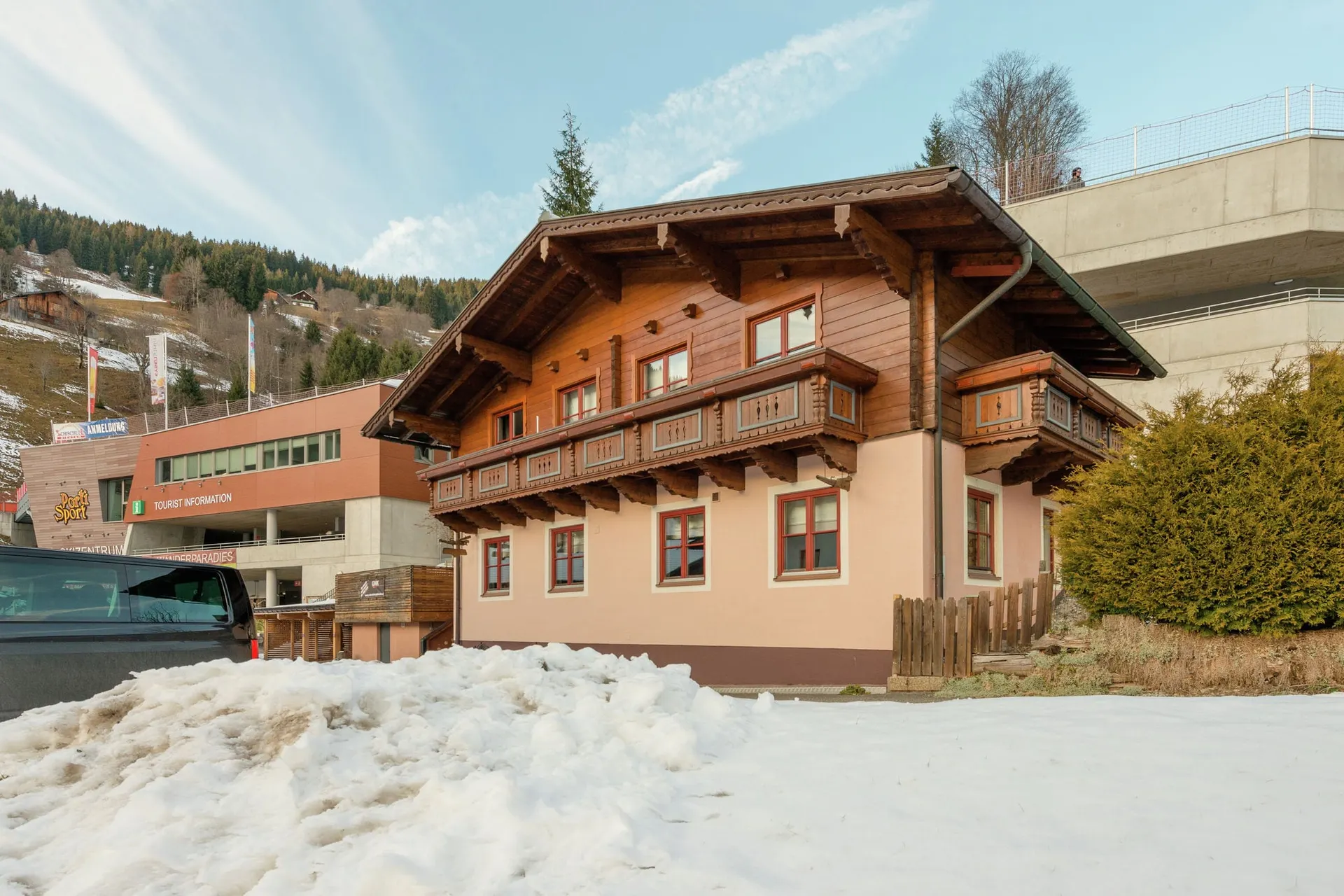 Extérieur maison de vacances (hiver)
