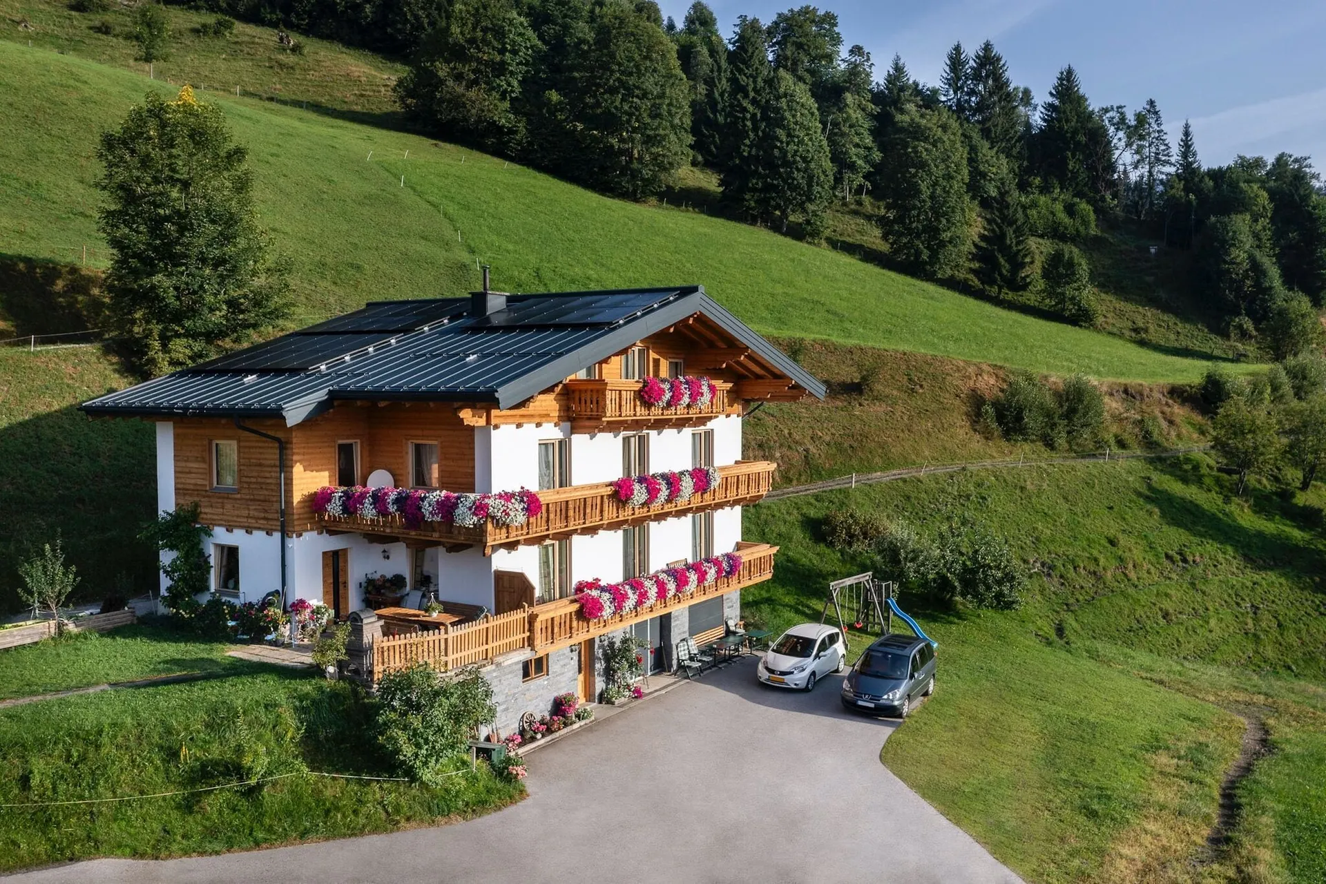 Exterieur vakantiehuis (zomer)