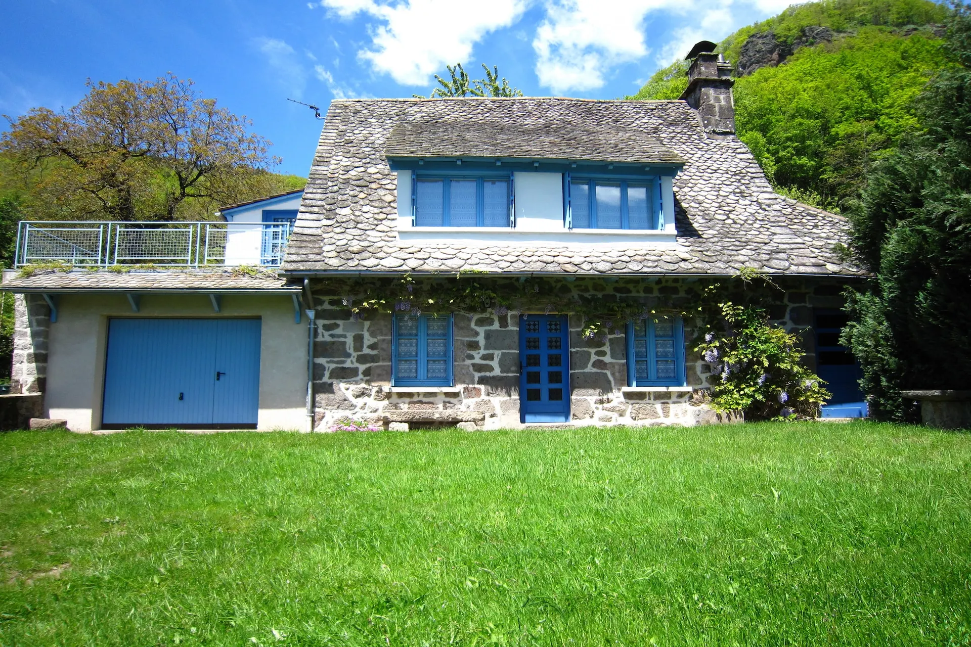 Exterieur vakantiehuis (zomer)
