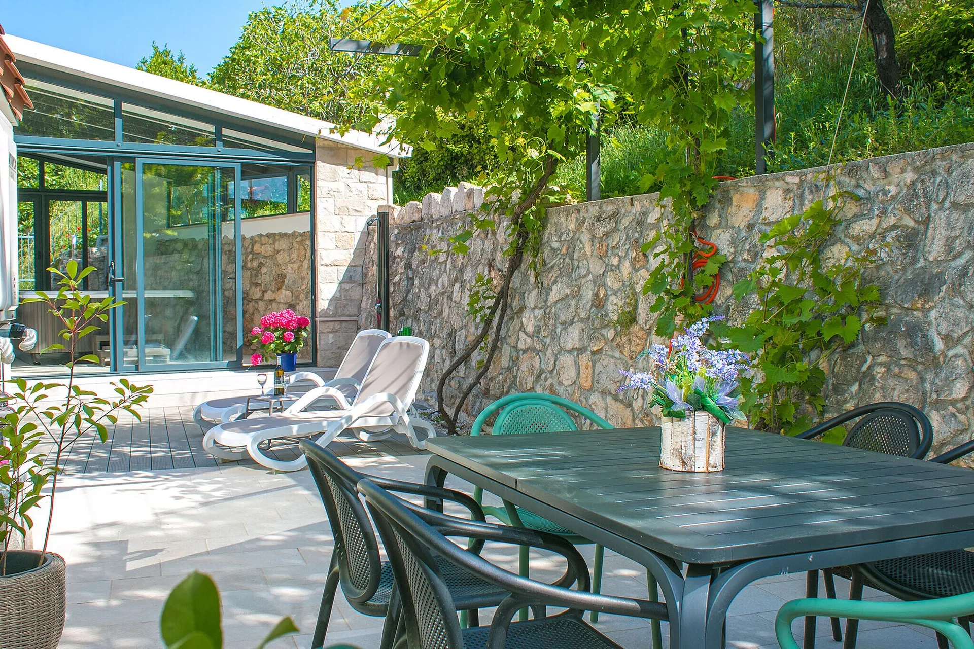 Extérieur maison de vacances (été)
