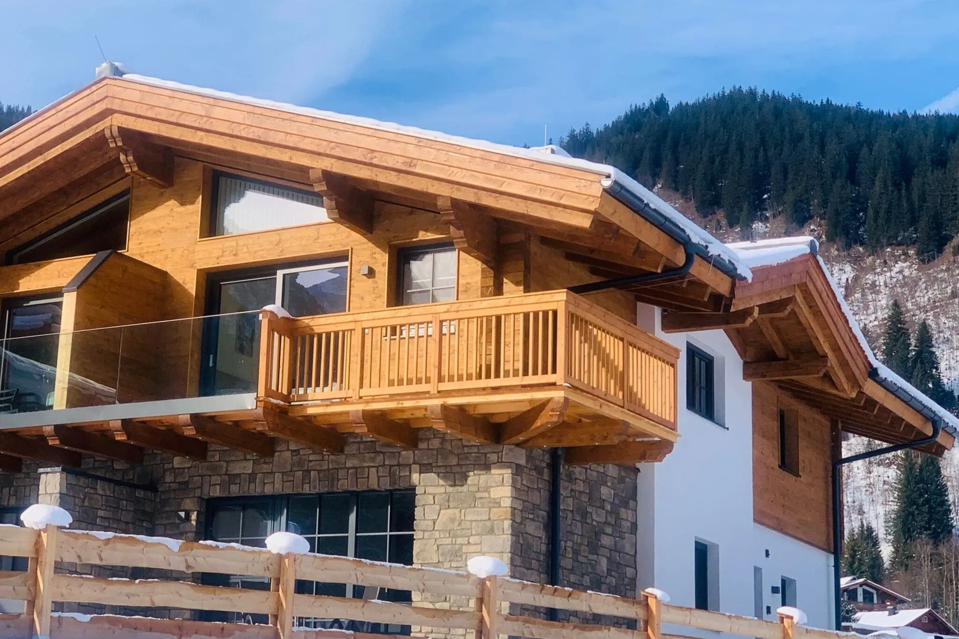 Extérieur maison de vacances (hiver)