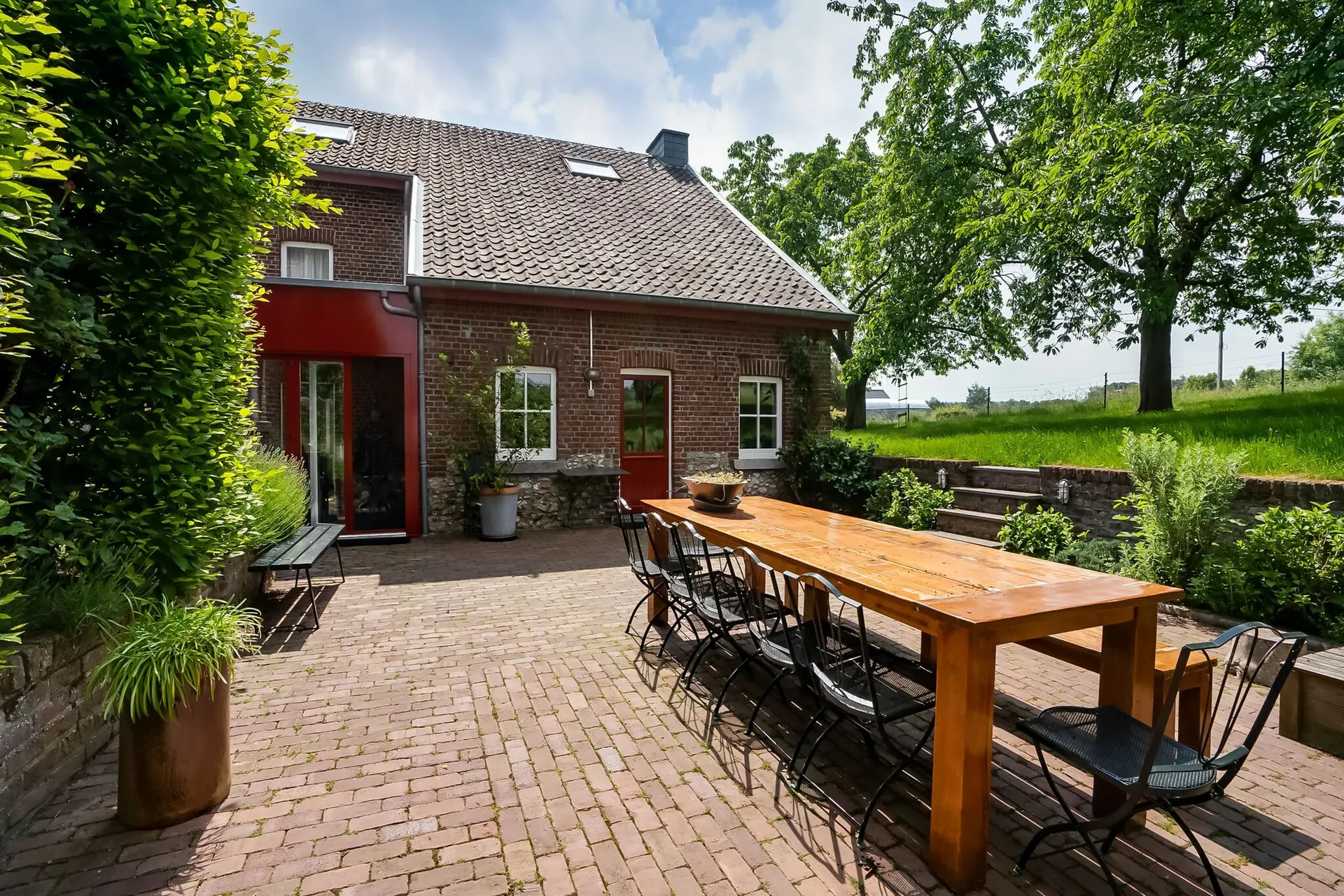 Exterieur vakantiehuis (zomer)