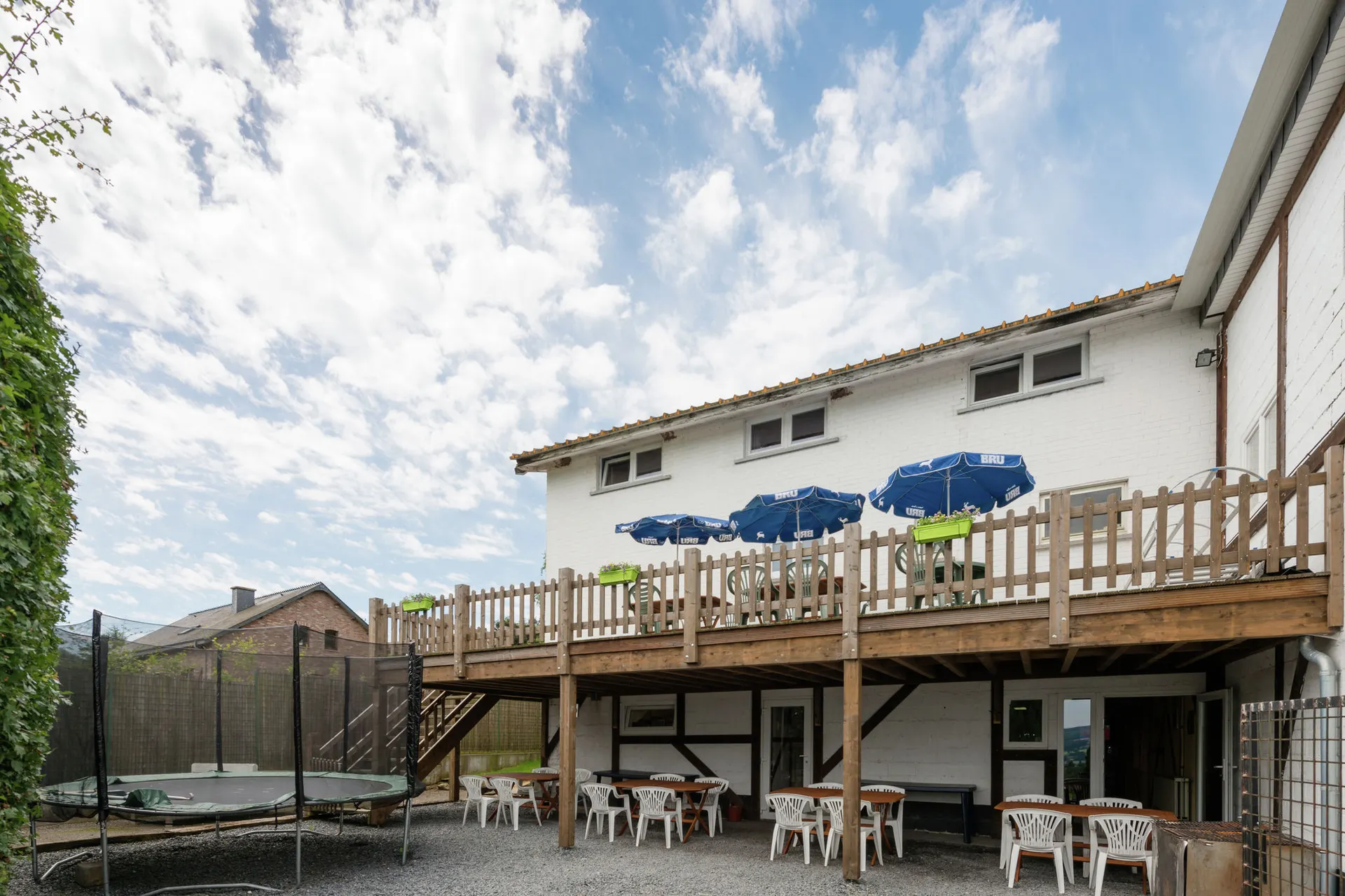 Exterieur vakantiehuis (zomer)