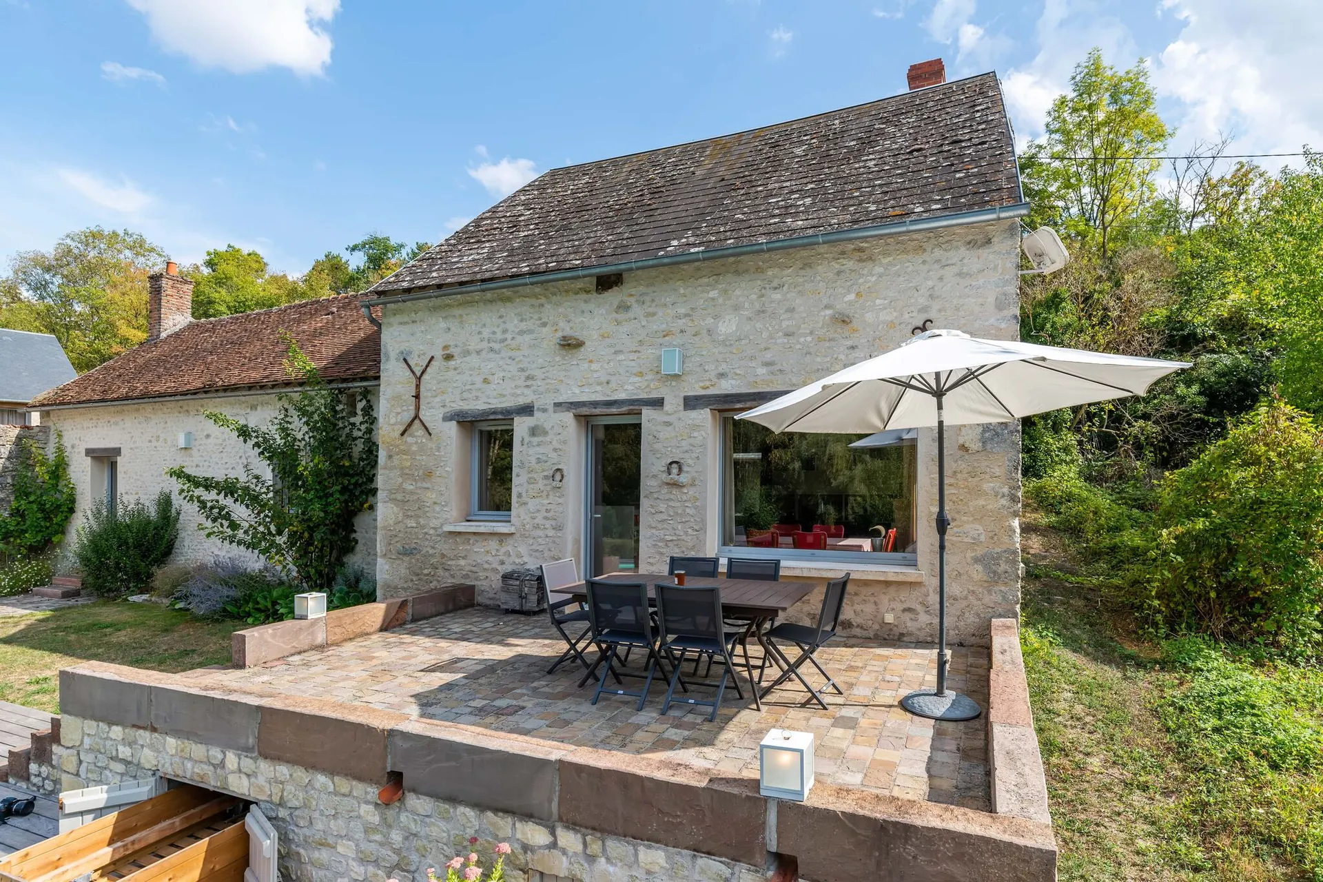 Extérieur maison de vacances (été)