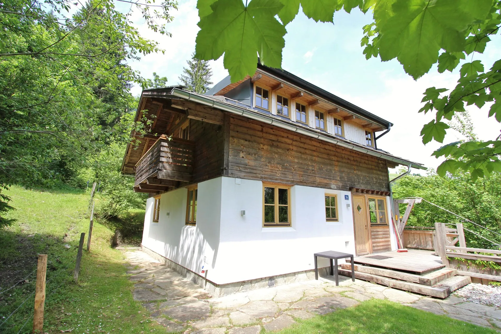Exterieur vakantiehuis (zomer)
