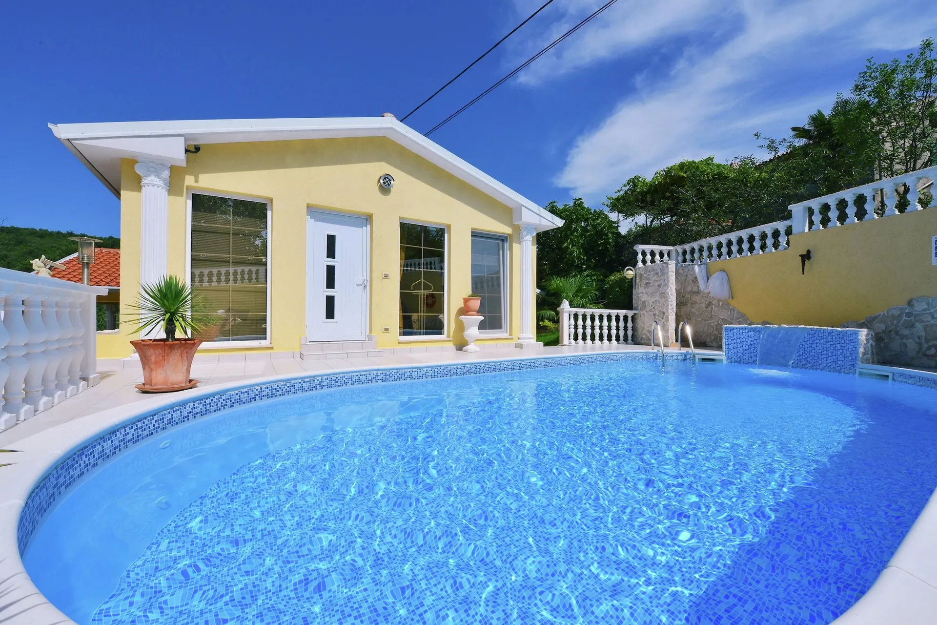 Piscine maison de vacances