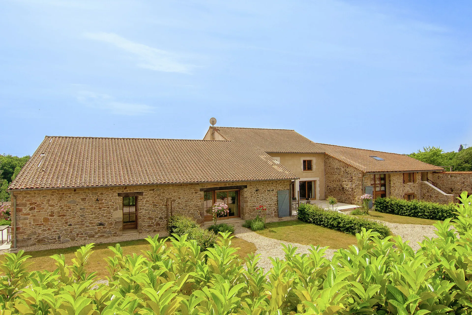 Exterieur vakantiehuis (zomer)