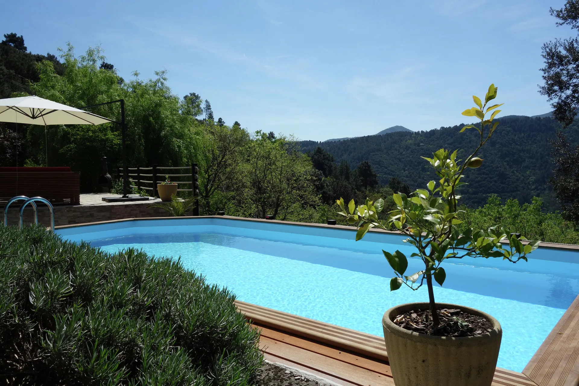 Piscine maison de vacances