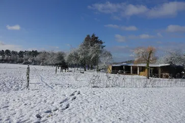 Extérieur maison de vacances (hiver)
