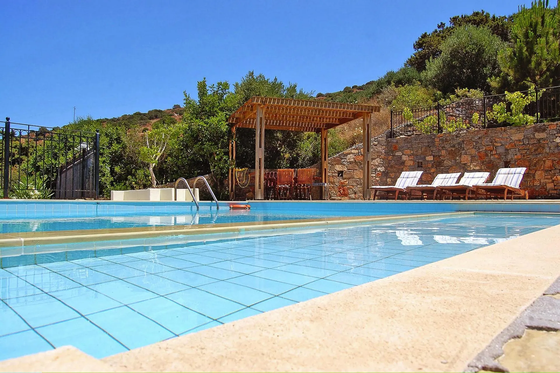Piscine maison de vacances