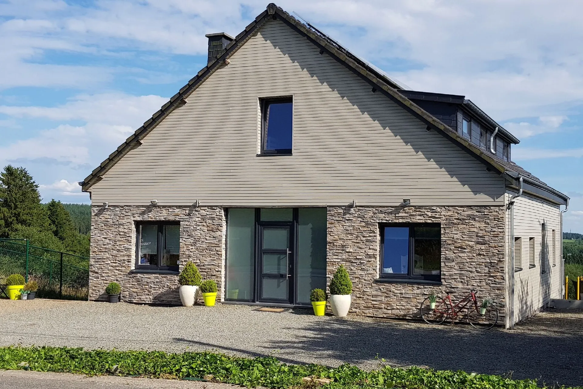 Exterieur vakantiehuis (zomer)