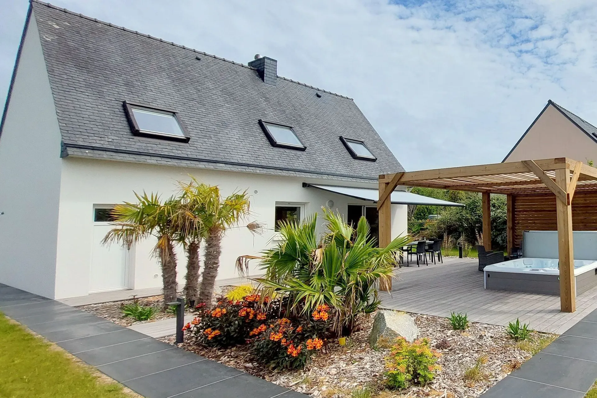 Extérieur maison de vacances (été)