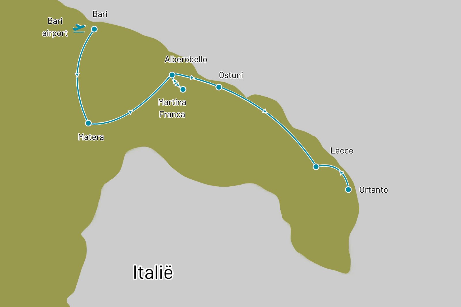 Privé wandelreis Puglia, wandelen tussen trulli, Matera en Barok, foto 3