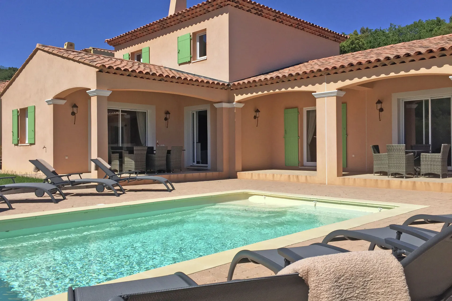 Extérieur maison de vacances (été)