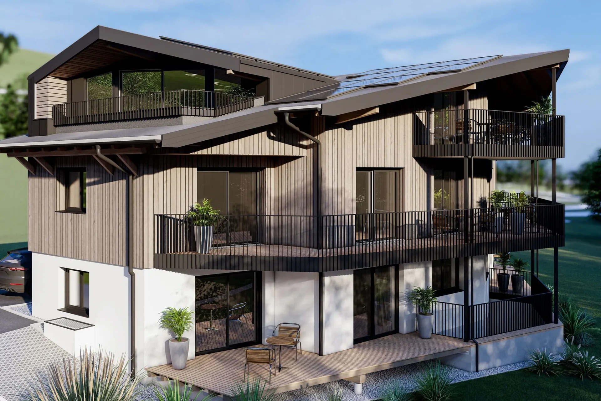 Extérieur maison de vacances (été)