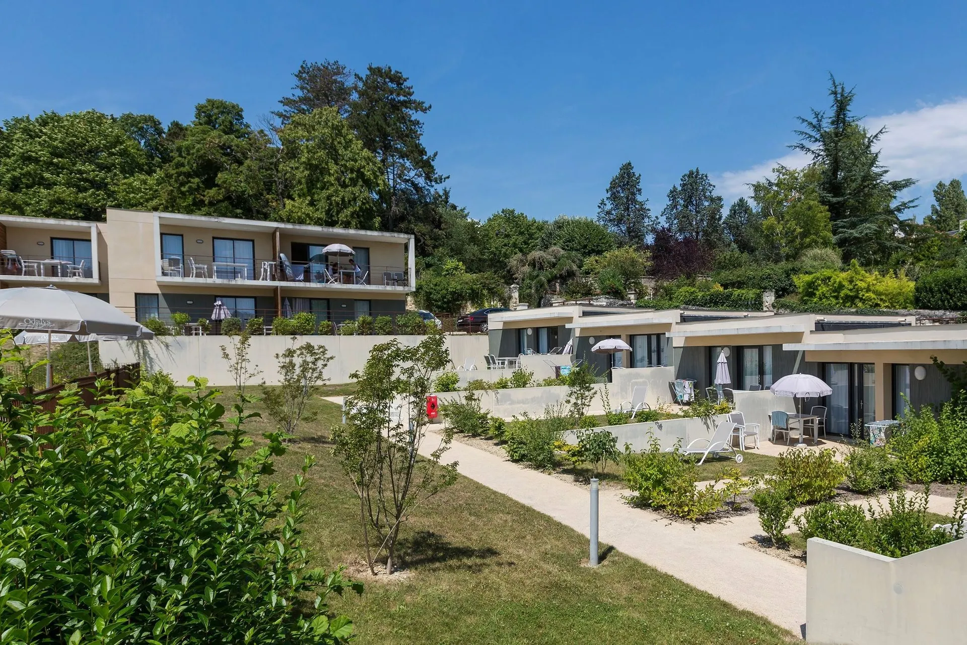 Extérieur maison de vacances (été)