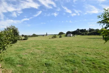 Uitzicht van vakantiehuis (zomer)
