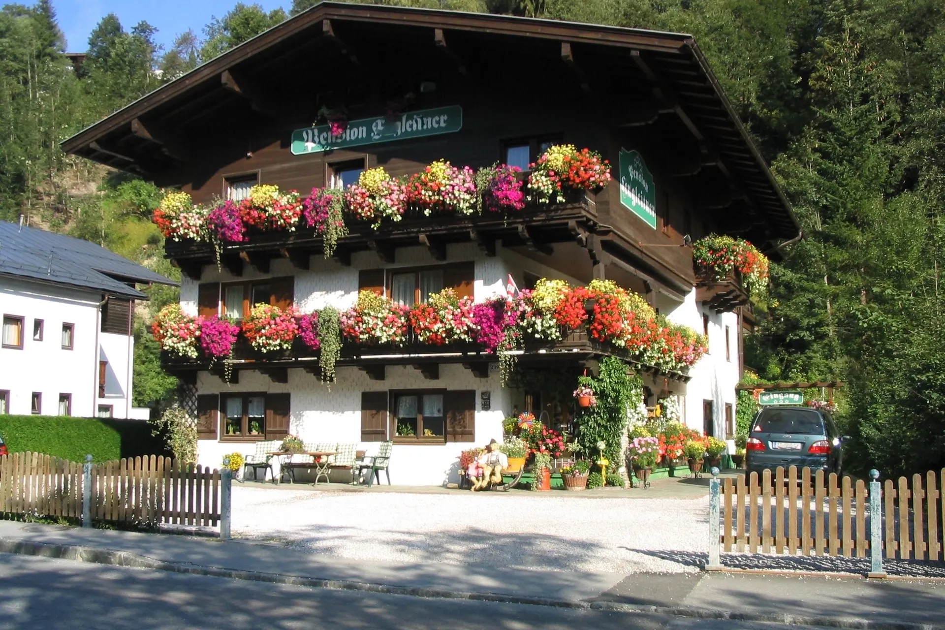 Exterieur vakantiehuis (zomer)