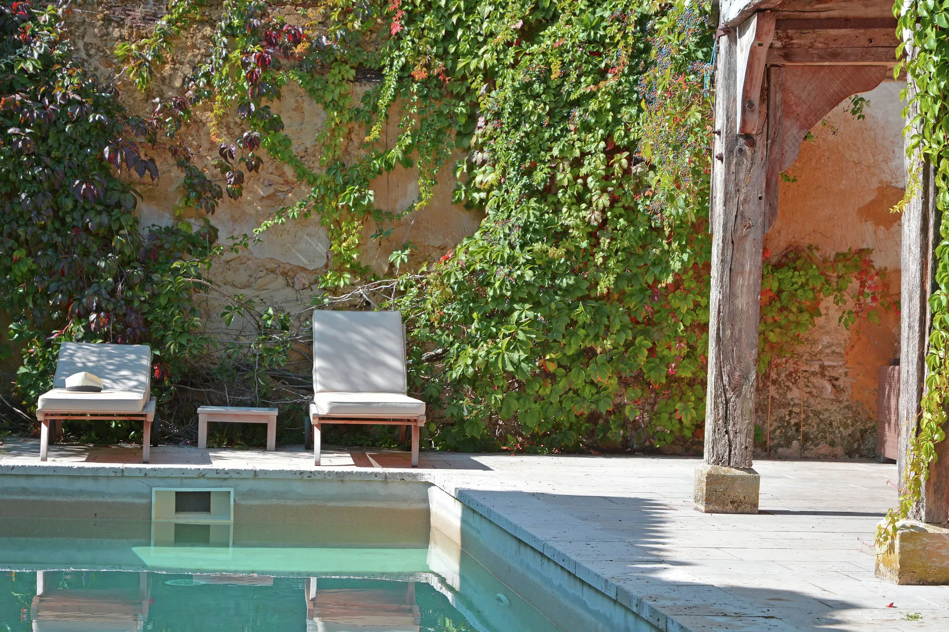 Piscine maison de vacances