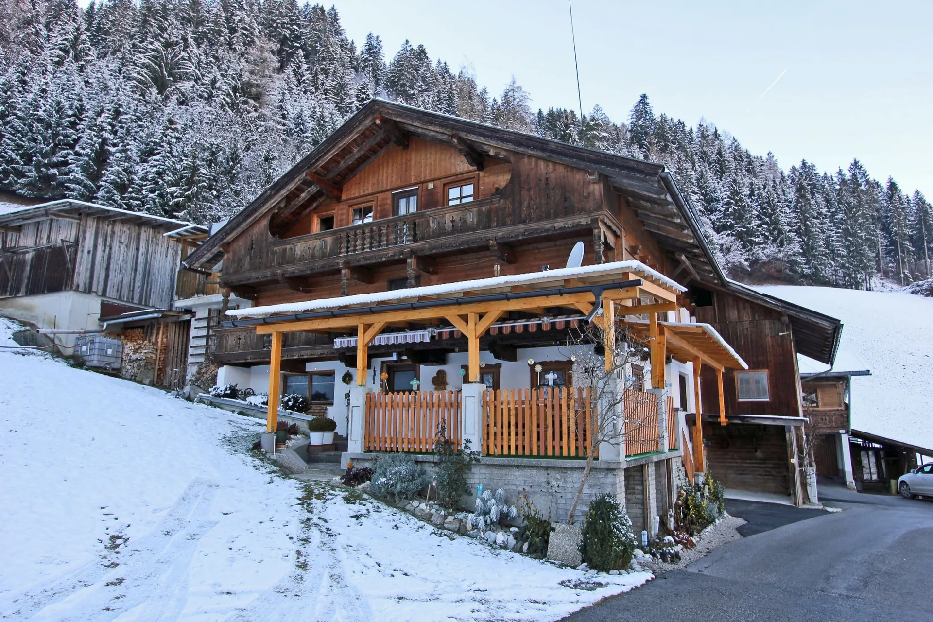 Extérieur maison de vacances (hiver)
