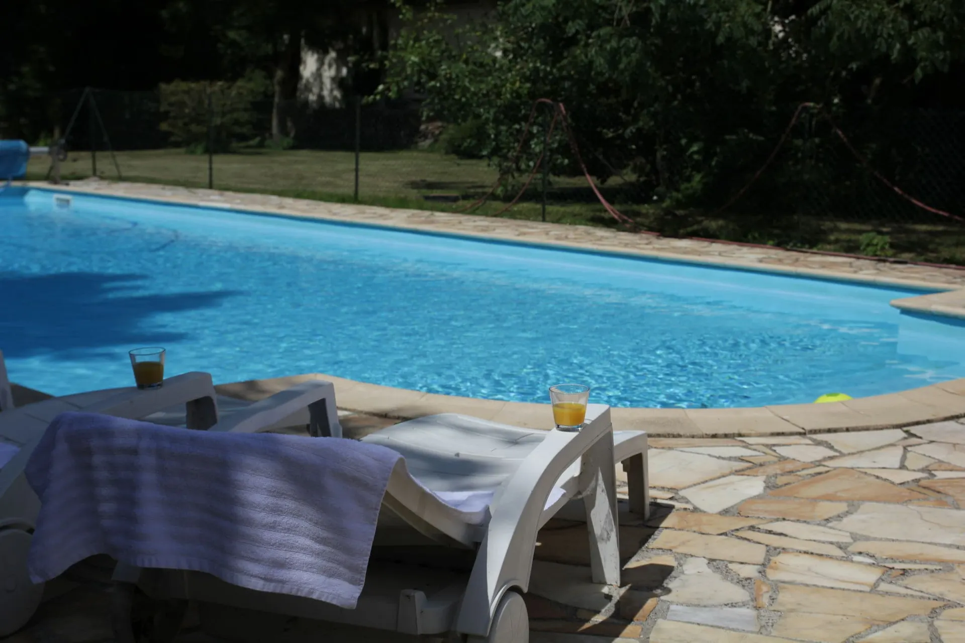 Piscine maison de vacances