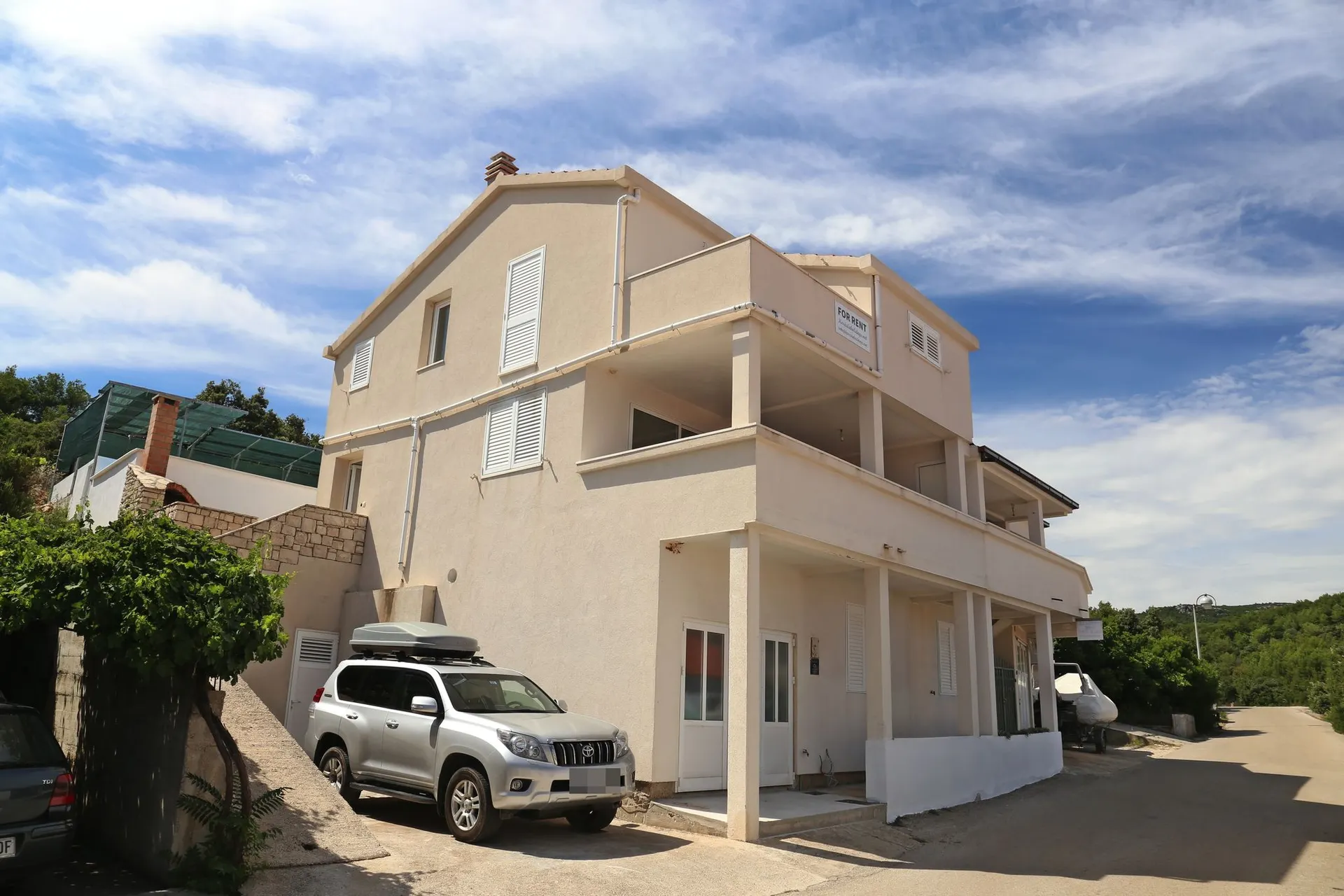 Exterieur vakantiehuis (zomer)