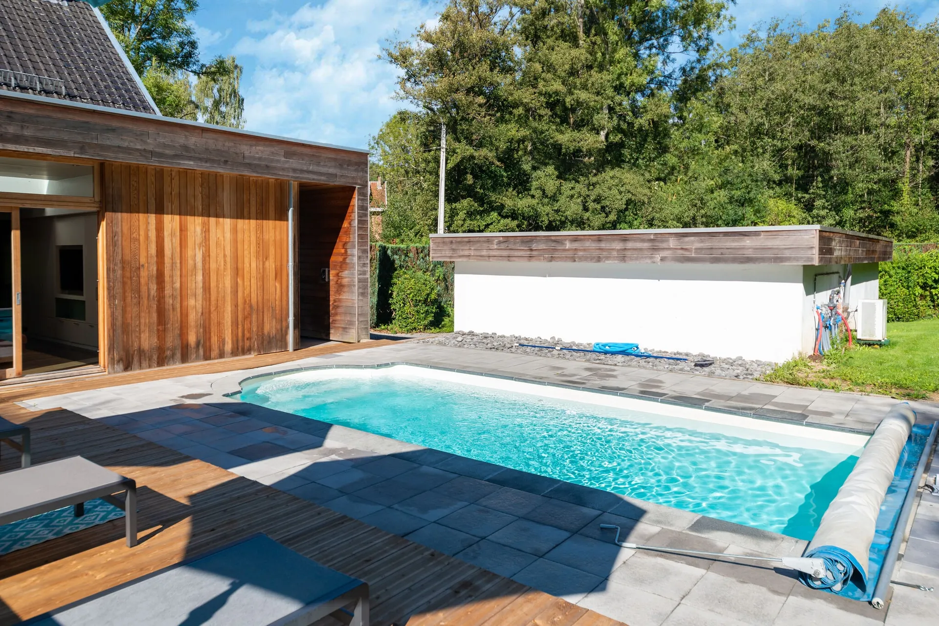 Piscine maison de vacances