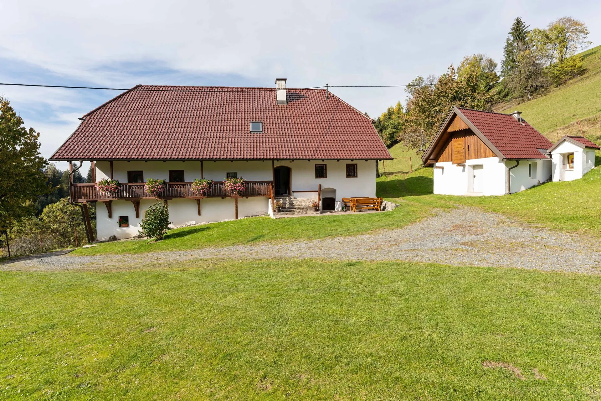 Extérieur maison de vacances (été)