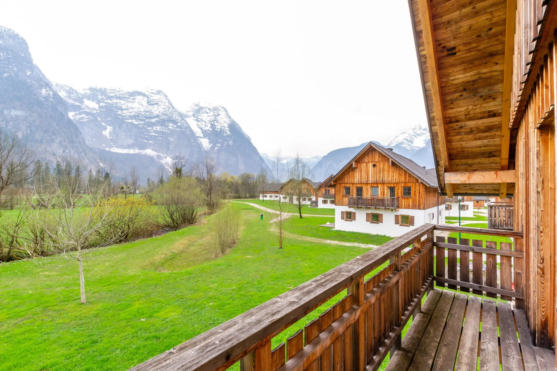 Vue de la maison de vacances (été)