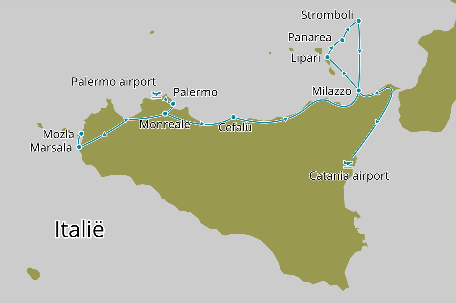 Fly-drive Sicilië Noord, West en de Eolische eilanden, foto 3