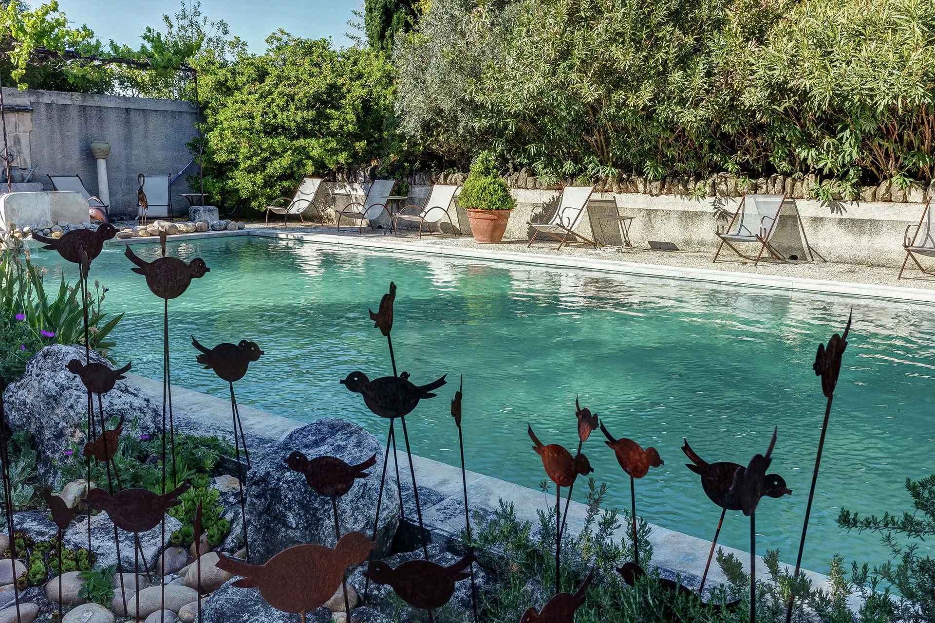 Piscine maison de vacances